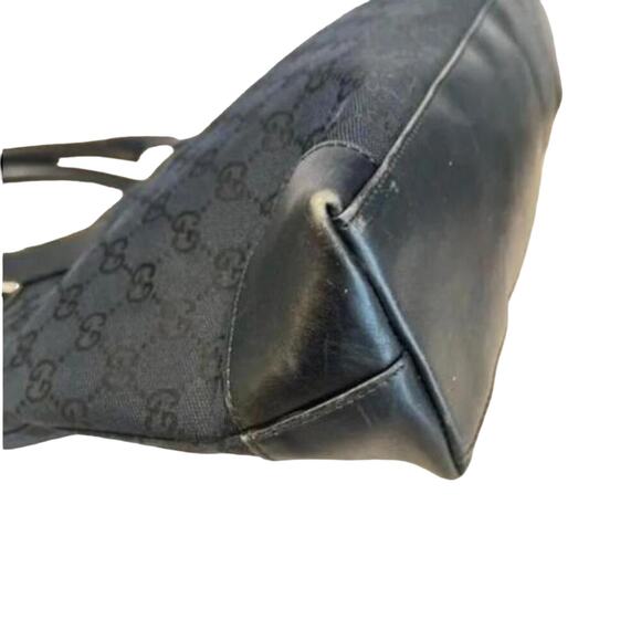 Gucci Vintage GG Web Canvas & Leather Tote Bag (GGXX134) - Picture 5 of 10